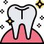 Tooth whitening icon 64x64