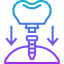 Dental implant icon 64x64