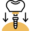 Dental implant icon 64x64