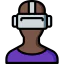 Vr glasses icon 64x64