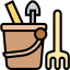 Sand bucket іконка 64x64