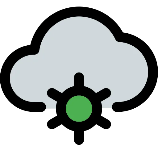 Cloud settings icon