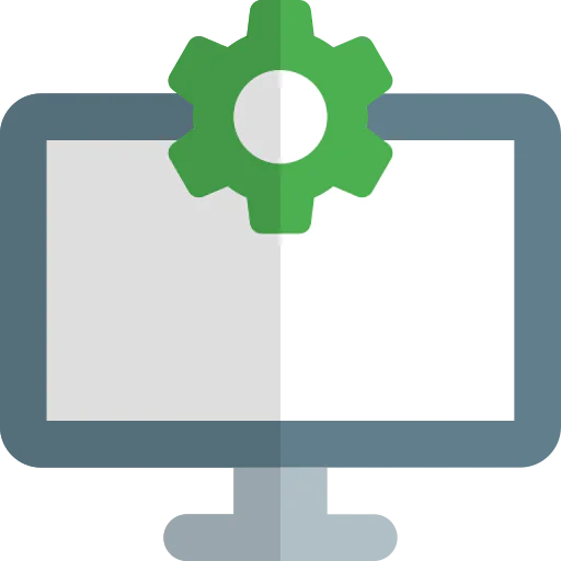 Desktop computer icon