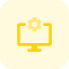 Desktop computer icon 64x64