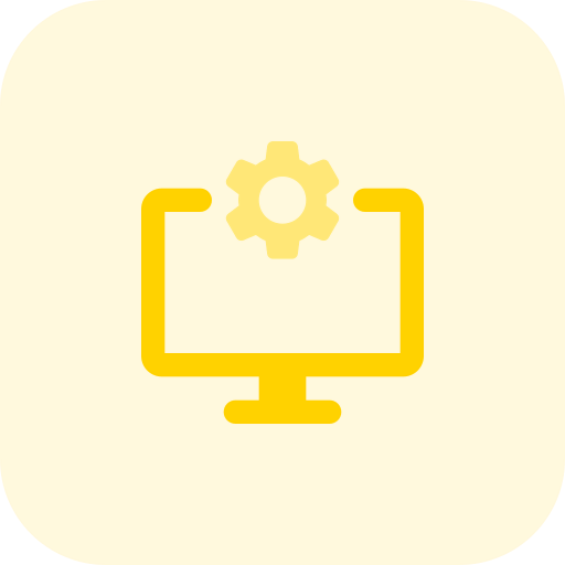 Desktop computer icon