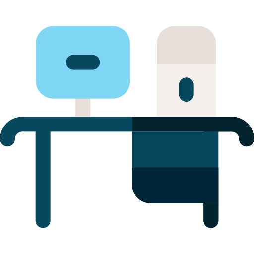 Office desk icon