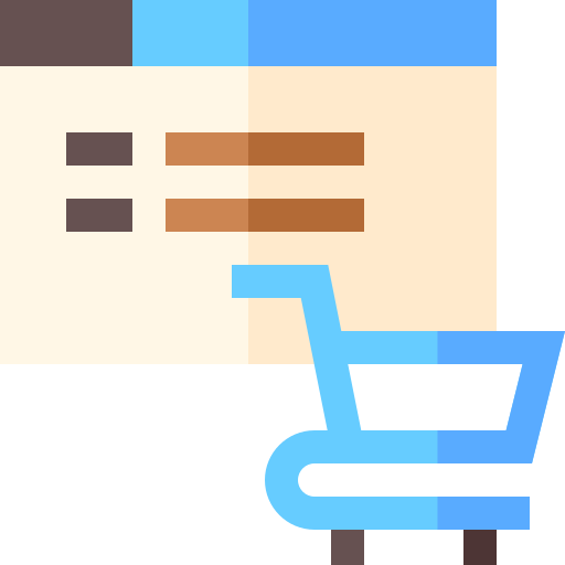 Online shopping ícone