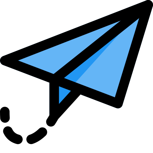 Paper plane icon