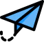 Paper plane icon 64x64
