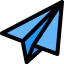 Paper plane icon 64x64