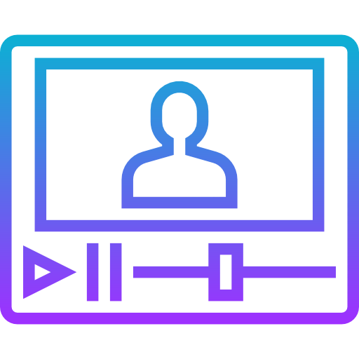 Video lecture icon
