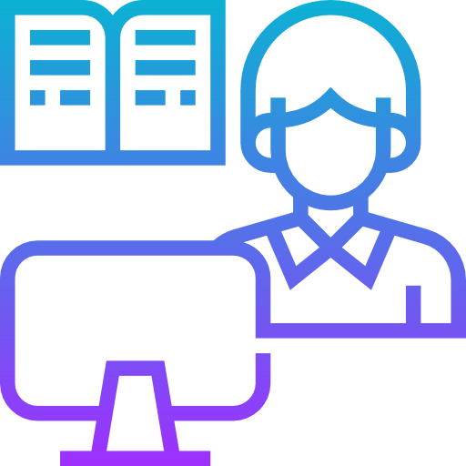 Online learning icon