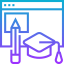 Online education Symbol 64x64