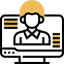 Videoconference Symbol 64x64