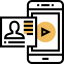 Video lecture Symbol 64x64