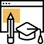 Online education Symbol 64x64