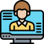 Videoconference icon 64x64