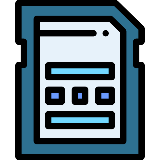Memory card icon