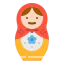 Matryoshka doll icon 64x64