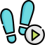 Footprints icon 64x64