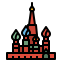 Cathedral of saint basil icon 64x64