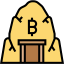 Bitcoin mine ícone 64x64