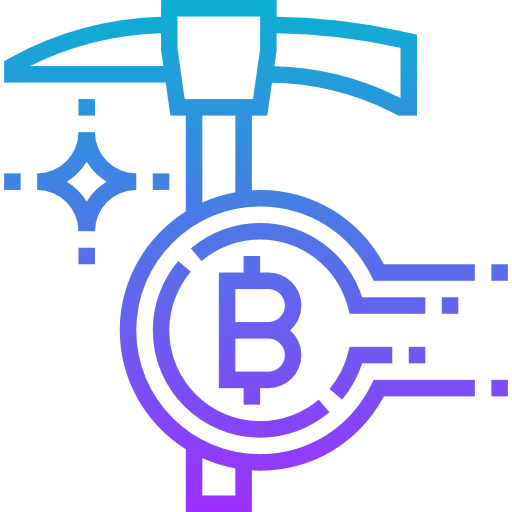 Bitcoin mining Ikona