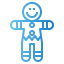 Gingerbread man icon 64x64