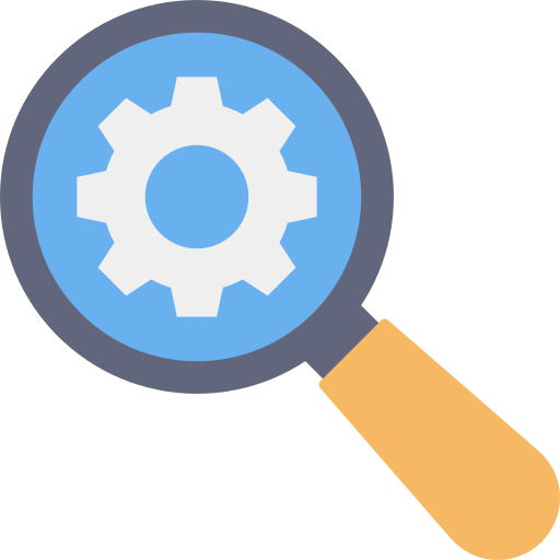 Magnifying glass ícone