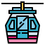 Cable car cabin icon 64x64