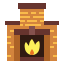 Fireplace icon 64x64