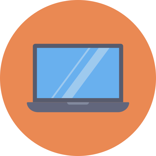 Laptop computer icon