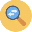 Magnifying glass biểu tượng 64x64