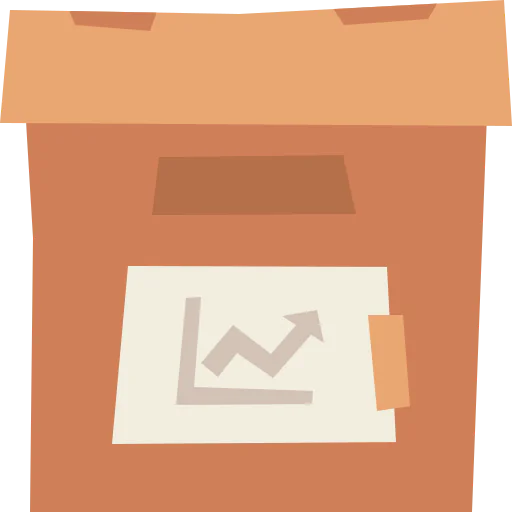 Line chart icon