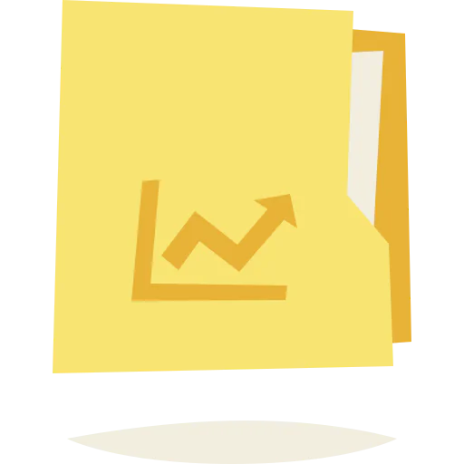 Line chart icon