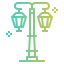 Street lamps icon 64x64
