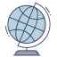 Earth globe icon 64x64