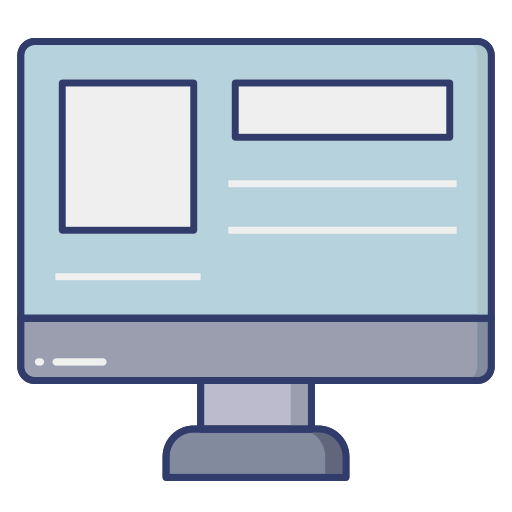 Monitor screen icon