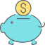 Piggy bank icon 64x64