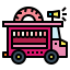 Doughnut truck icon 64x64