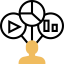 Consumer behaviour icon 64x64