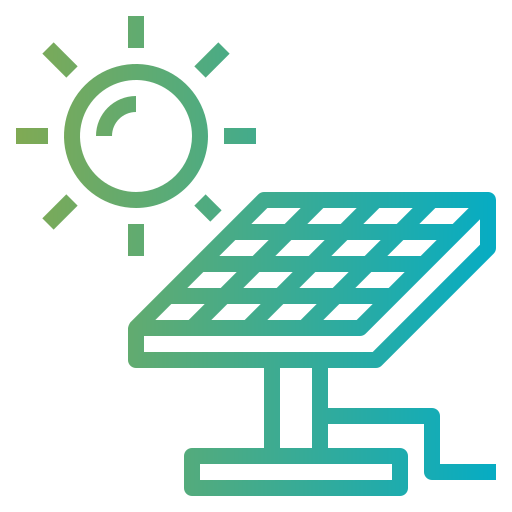 Solar panel icon