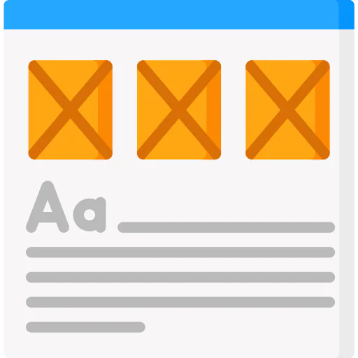 Wireframe icon