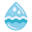 Water drop ícono 64x64