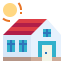 Solar house ícono 64x64