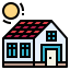 Solar house アイコン 64x64