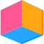 3d cube ícono 64x64