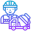 Concrete mixer icon 64x64