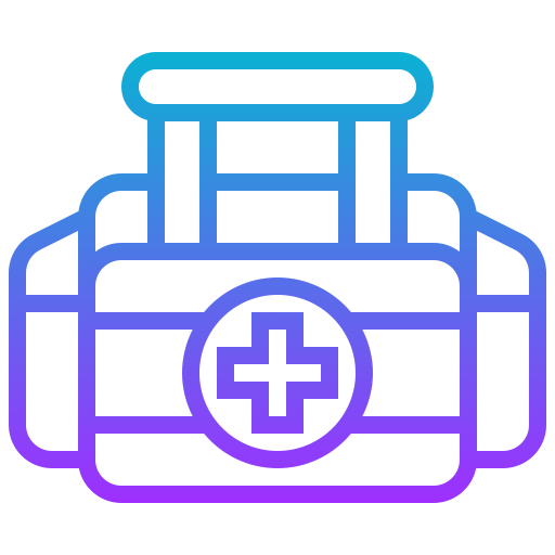 Aid kit icon