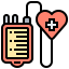 Blood bag icon 64x64